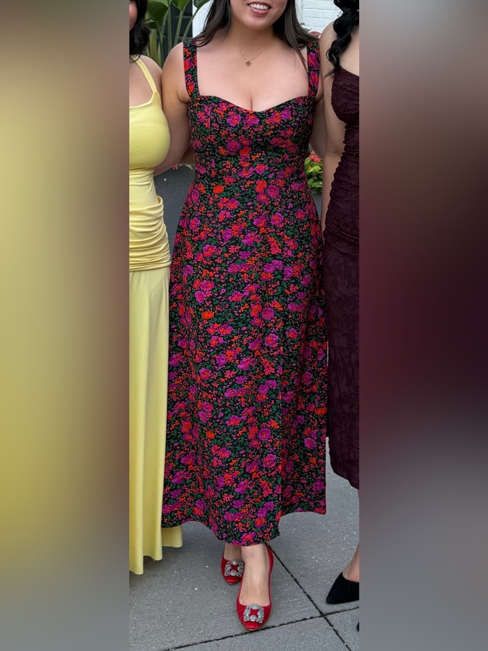 Park & Fifth Floral Midi Dress (originally Marian dress) - Picture 1 of 6